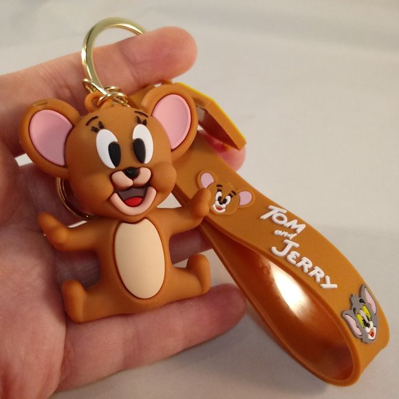 Tom and Jerry Mouse Key Chain Key Ring Cartoon Character Figurine Keychain Gift - Picture 1 of 10